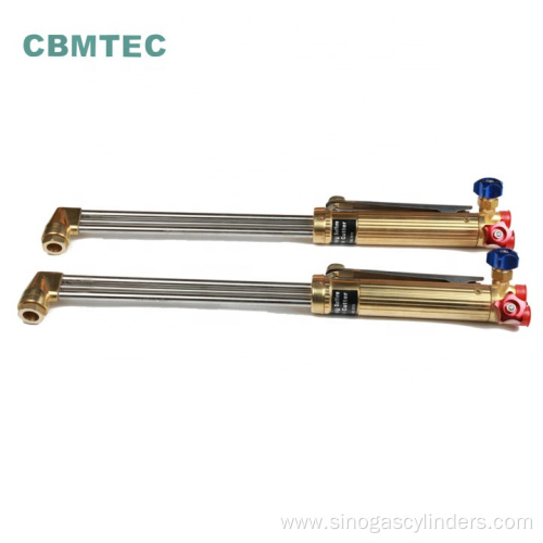 Straight Steel Brass Oxygen Gas Cutting Welding Torch